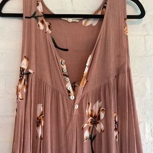 Easel floral jumpsuit
